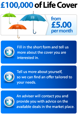 Life Cover form £5 per month